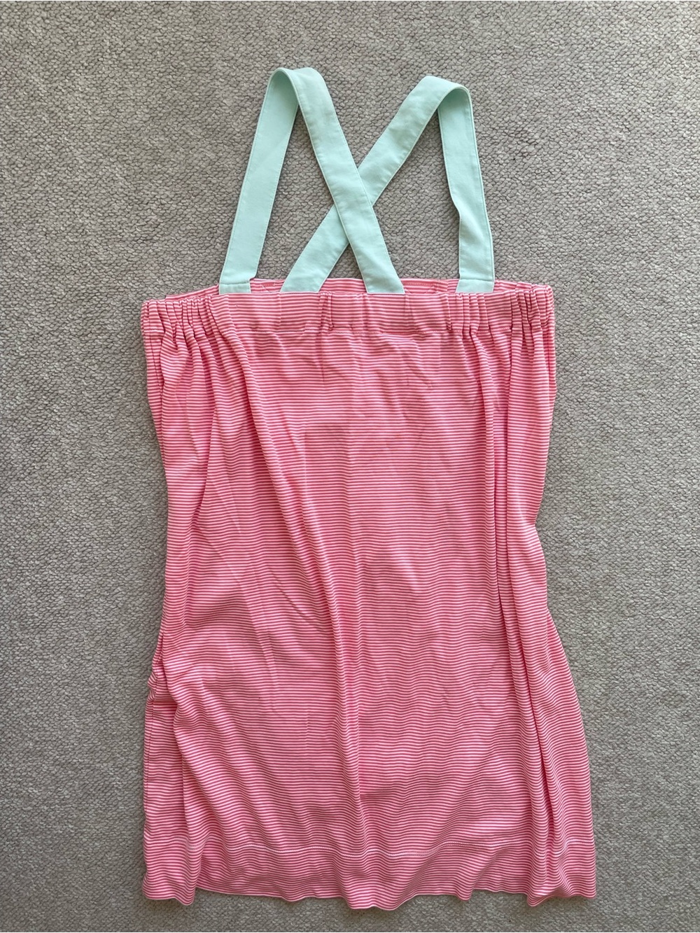 NWOT Lake Pajamas Pima After Bath Wrap, Gelato Anchor Stripe, Size Large - Picture 7 of 7